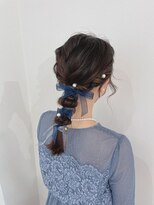 ヘアガーデン ティアラ(Hair Garden TIARA)&nbsp;20代30代大人可愛い編みおろしヘアアレンジ