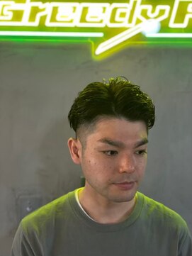 グリーディーフォックス 三軒茶屋(GreedyFOX) 波巻き/マッシュパーマ/ウルフ/ハイライト<理容室>三軒茶屋