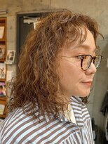 ナループロアオハナ(Nalu pu loa ohana) ハードパーマ/パーマ/くるくるパーマ/海外風パーマ/ベージュ