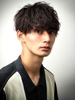 オーシャントーキョー 原宿(OCEAN TOKYO)&nbsp;メンズパーマツイストスパイラルパーマツーブロック黒髪