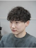 新潟ツイストスパイラル　新潟メンズパーマ　マッシュパーマ