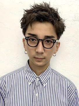 スー 渋谷(suu) メンズニュアンスパーマ波巻きスパイラルメンズパーマ