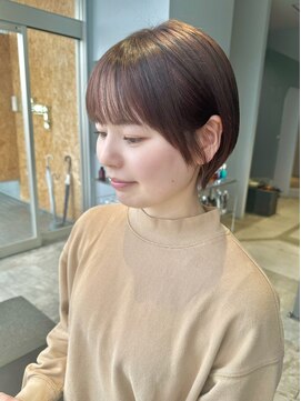 ビーヒアナウ 金沢県庁店(BE HERE NOW) 【コンパクトショート×ピンクブラウン*】