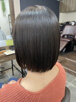 バセット バイ アルター 鎌取店(basset by aL-ter)&nbsp;切りっぱなし髪質改善ストレート