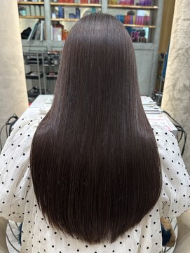 ロンドネートゥル 新潟(Lond naitre) 新潟／万代　　極上艶髪バイオレットブラウン