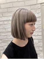 メゾンマリ(MAISON MARI) コントラストハイライト×グレージュボブ