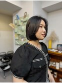 韓国風ボブ/タッセルボブ/サイドバング　渋谷　ショート/ボブ