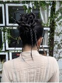【チクロ】y2kパーティヘアセット/ヘアアレンジ