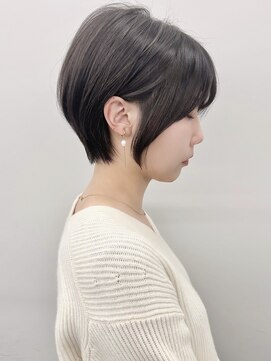 ノウル 中野(NoWL) 【NoWL】ショートボブくびれ丸み小顔フェザーショート/中野