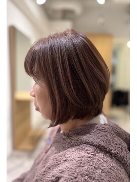 ソイクフ 四条大宮店(SOY-KUFU) 大人可愛い◎似合わせカットイメチェンフルバングショート