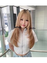 クム(kumu)&nbsp;韓国へア/レイヤー/顔周り/ボブ/透明感カラー