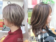 ブレイブシザー(BRAVE SCISSOR)の雰囲気（白髪ぼかしで理想の『大人女性』に[髪質改善/縮毛矯正/白髪染め]）