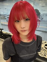 エイチ(H) ハイトーン レイヤーカット ダブルカラー