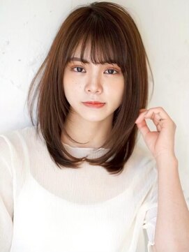 コンティロミー(CONTI ROMMY.) ミディアムレイヤーカットシャギーボブ髪質改善☆20代~50代