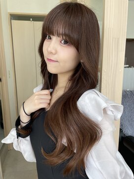 アム 表参道(am) 巻ける縮毛矯正【髪質改善小顔前髪レイヤーロングパーマ】