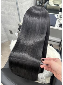 シンシア 新宿(CYNTHIA) 【CYNTHIA/原島】髪質改善/ブルーブラック/ダークグレージュ