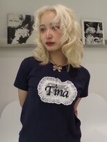 ゼスト ジグ(ZEST ZIGU) 巻き髪ヘアー ハイトーン 吉祥寺 miyu