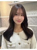 ♪ コーラルベージュ/顔周りカット/レイヤーカット/韓国巻き/28