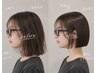 【松下3組限定】カット+プラチナ縮毛矯正+ケラチントリートメント¥36850~