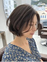 アブニール 柏東口店(AVENIR)&nbsp;ワンホンレイヤー/ミルクティーブロンド/ダークブルー/柏