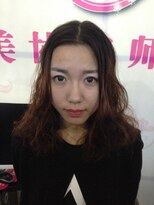 フェリシータ 緑地公園店(felicita)&nbsp;ナチュラルグラデーション＠センターパートウェービーロング