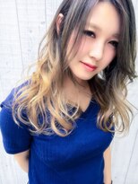 ローランド(Rowland)&nbsp;《桐原真理子》グラデーション☆ダブルカラー☆アッシュグレー☆