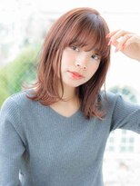 ルティア 池袋(Lutia)&nbsp;シースルーバング　外ハネスタイル