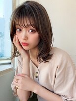 アフロート エル 錦糸町(AFLOAT L) オリーブアッシュ/韓国ヘア/切りっぱなし/ボブルフ