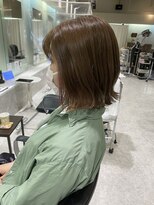 リー 尼崎(Lee)&nbsp;切りっぱなしボブベージュ