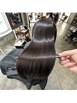 サロンドミルク 原宿(salon de MiLK)&nbsp;暗くしたのに艶で明るく見える美髪！