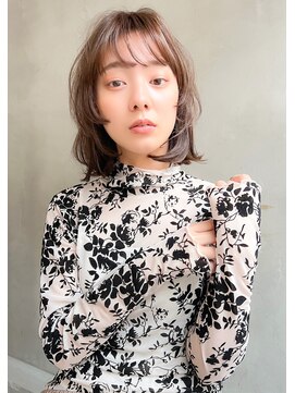 エース (ACE) ACE 横浜　顔周りレイヤー×大人可愛いウルフスタイル