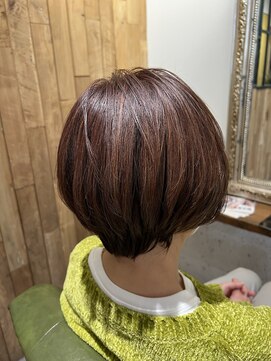 ムーン(moon) #イメチェンヘアスタイル#チェリーブラウン#モードヘア