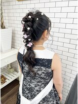 リール(THE RIRE.)&nbsp;＊THE  RIRE.  お子様ヘアアレンジ×編みおろし＊