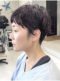 刈り上げショートパーマ【福岡 デジタルパーマ 髪質改善】