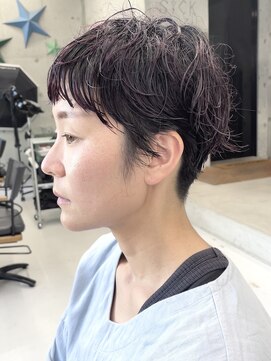 シック(sick) 刈り上げショートパーマ【福岡 デジタルパーマ 髪質改善】