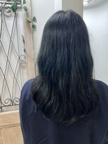 美容室 パルス 静岡鷹匠店(PALS) ブルーブラック アッシュブラック 韓国風 透明感カラー