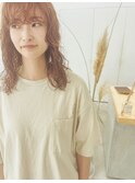 medium perm × orange brown　寺沢　颯