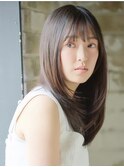 暗髪/ストレートレイヤー