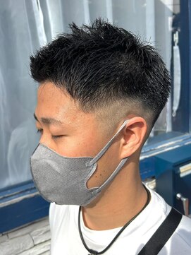 メンズココ 清澄白河店(MENS COCO) ビジネスショートスキンフェードツーブロックスパイキーショート