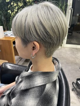 シェル 吉祥寺(shell) ひし形ハンサムショート/グレージュ/20代30代40代