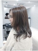 ソフトバレイヤージュ+ベージュシルバーのロングレイヤー♪