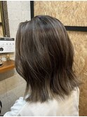 白髪ぼかしハイライト