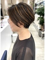 ステアケース 武蔵小杉店(stair:case)&nbsp;大人くびれショート/ツーブロック/白髪ぼかし/武蔵小杉/自由が丘