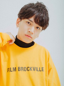 スタリー(Starry) マッシュショートパーマ20代30代40代/ハレマチ通り