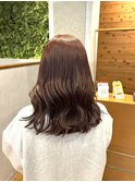 【ブリーチなしダブルカラー】カシスブラウン