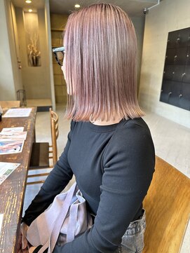 ヘアー アイス ルーチェ(HAIR ICI LUCE) 30代40代オススメ　暖色ベージュ　ダブルカラー　髪質改善　西田