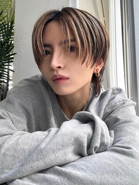 スライバイリアオオサカ(Sly By Ria OSAKA) メンズメッシュ/ウルフヘア/ハッシュカット【梅田】【大阪】