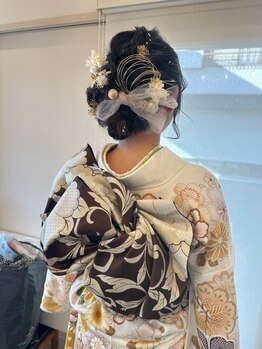 アロハ(Aloha)の写真/【“楽な着付け”で人気！】長年の経験を活かした着付けだから崩れにくく苦しくない♪訪問着/留袖も◎