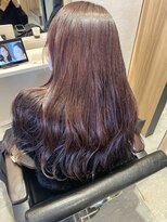 アン たまプラーザ(un) ブリーチで作る艶っぽチェリーカラー♪