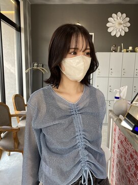 レド(LeDo) グレージュ×ミディアムレイヤー【四日市/髪質改善】